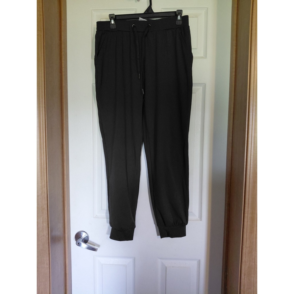 All In Motion Women M Black High-Rise Flex Jogger Pants Athletic Activewear